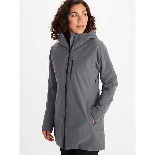 Marmot EVODry Jackets - Womens Parka Grey CA276453 Canada